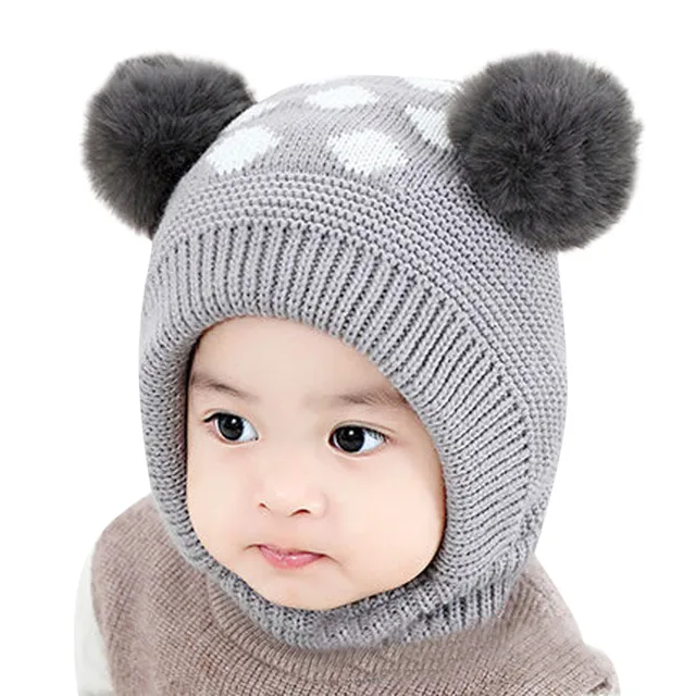 FASHION Children Hat Toddler Kids Baby Warm Winter Wool Hat Cartoon