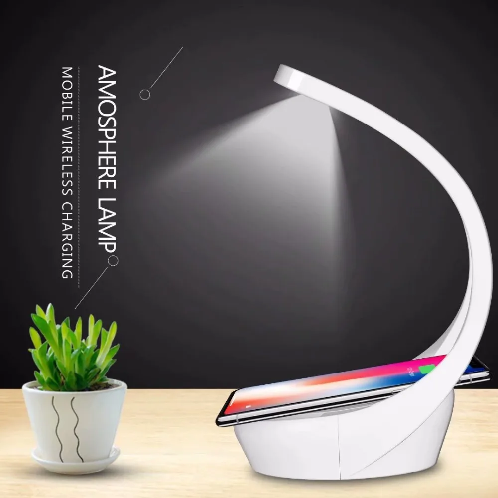 01Desk Lamp Stand Charger 10W Max Fast Charging Pad