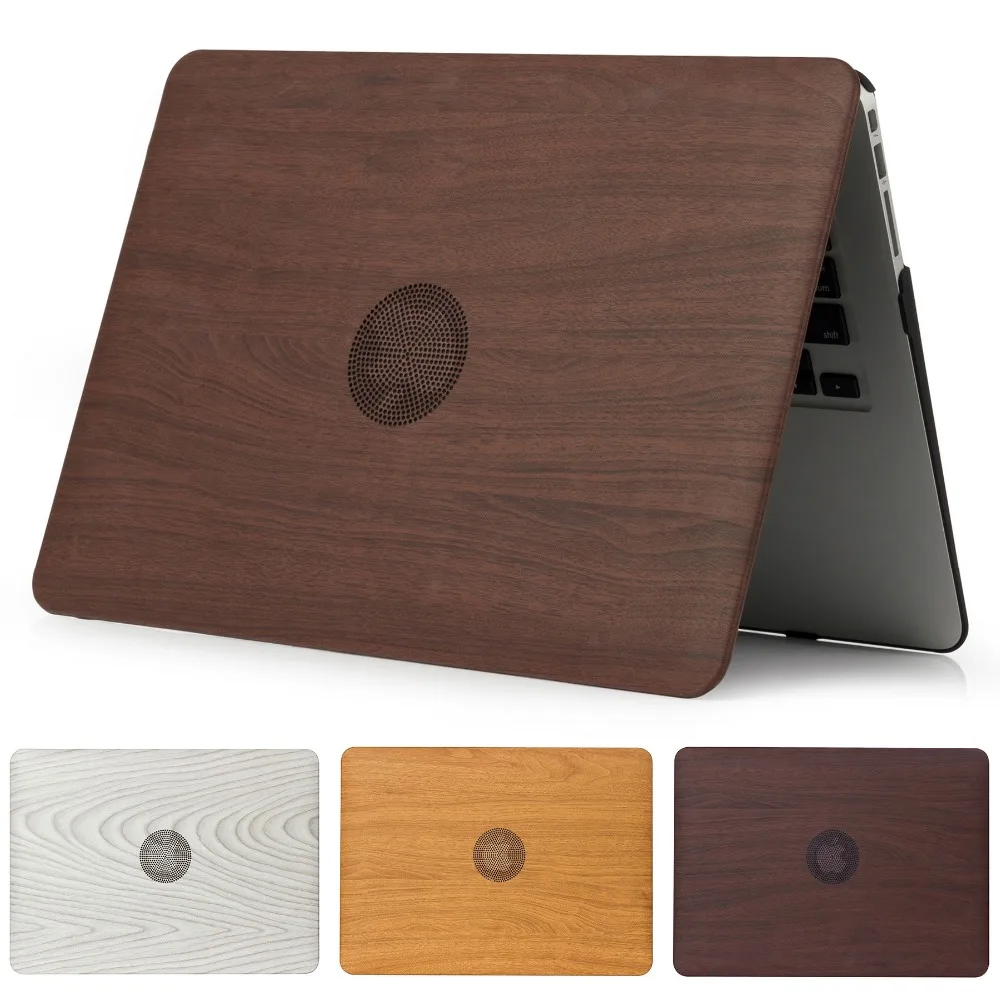 

Wood grain Laptop Case For MacBook Pro Retina Air 11 12 13 15,2018 for Mac Air 13 A1932,New Pro 13 15 A1708 A1707 Cover shell