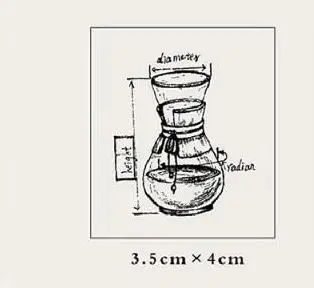 Старинная швейная машина кофе штамп времени DIY Деревянные и резиновые штампы для скрапбукинга канцелярские товары Скрапбукинг Стандартный штамп - Цвет: K