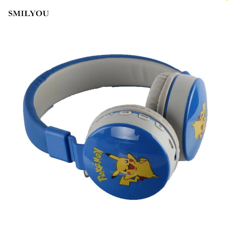 Детские беспроводные наушники SMILYOU с мультяшным рисунком Bluetooth гарнитура