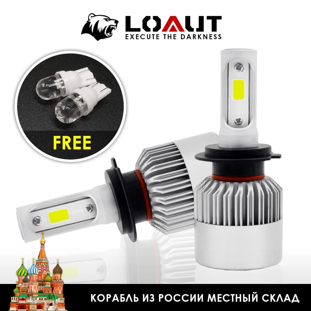 

S2 Led Headlights H1/H3/H4/H7/H11/H13/9005/9006 LED Car Headlight Bulb Hi-Lo Beam 72W 8000LM 6500K Auto Led Headlamp 12v 24v