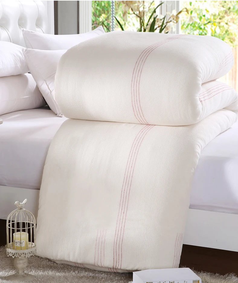 180*220 Thick Comforter Gauze Quilt Core Fresh Long staple Cotton