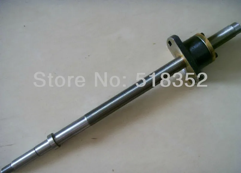 

L400mm Screw Rod with Feed Screw Nut M18x 1mm Tooth Pitch Used for Changde Wire EDM Machines, EDM Spare Parts