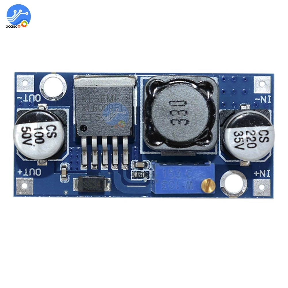 1 шт. регулируемый Повышающий Модуль преобразователя мощности XL6009|module|module xl6009module