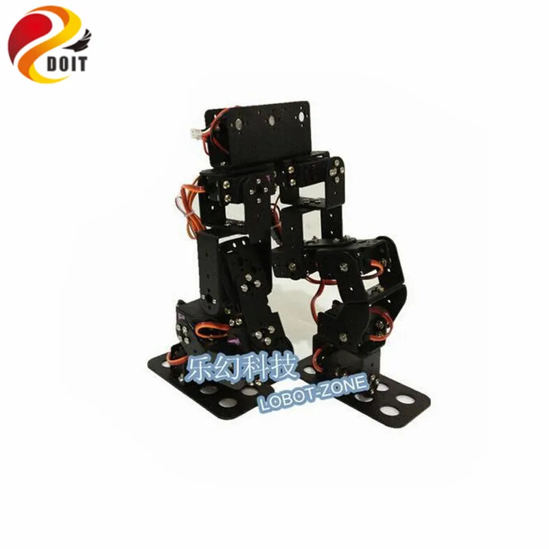 

Official DOIT 10DOF Humanoid Robot Feet/Walking Robot / a full set Servo Bracket for Robot +10 PCS High Torque Servos / Robot