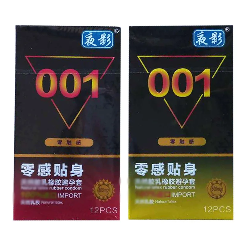Sex shop products condoms 12Pcs Ultra Thin 001 Fine Condoms for Men Natural Latex Novelty Adult Sex Products dropshipping