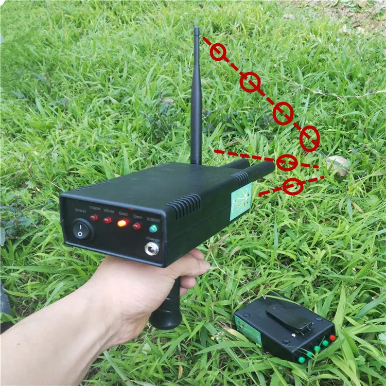 

A New Black Long Distance and Large Depth Underground Metal Detector AKS Position Scanning Searcher for Gold, Silver, Copper and