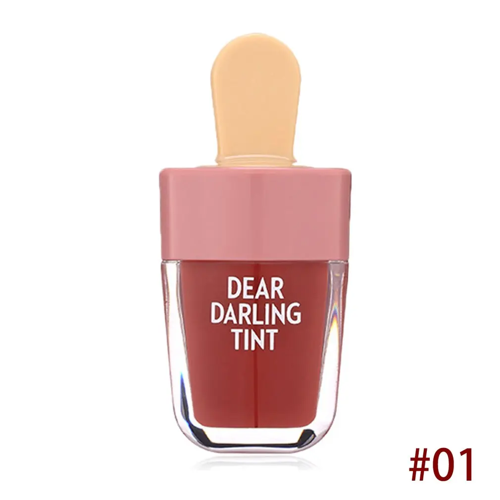 Waterproof Liquid Lipstick Ice-Cream Shaped Dear Darling Lip Tints Makeup Moisturizing Lasting Natural Charming Lip gloss