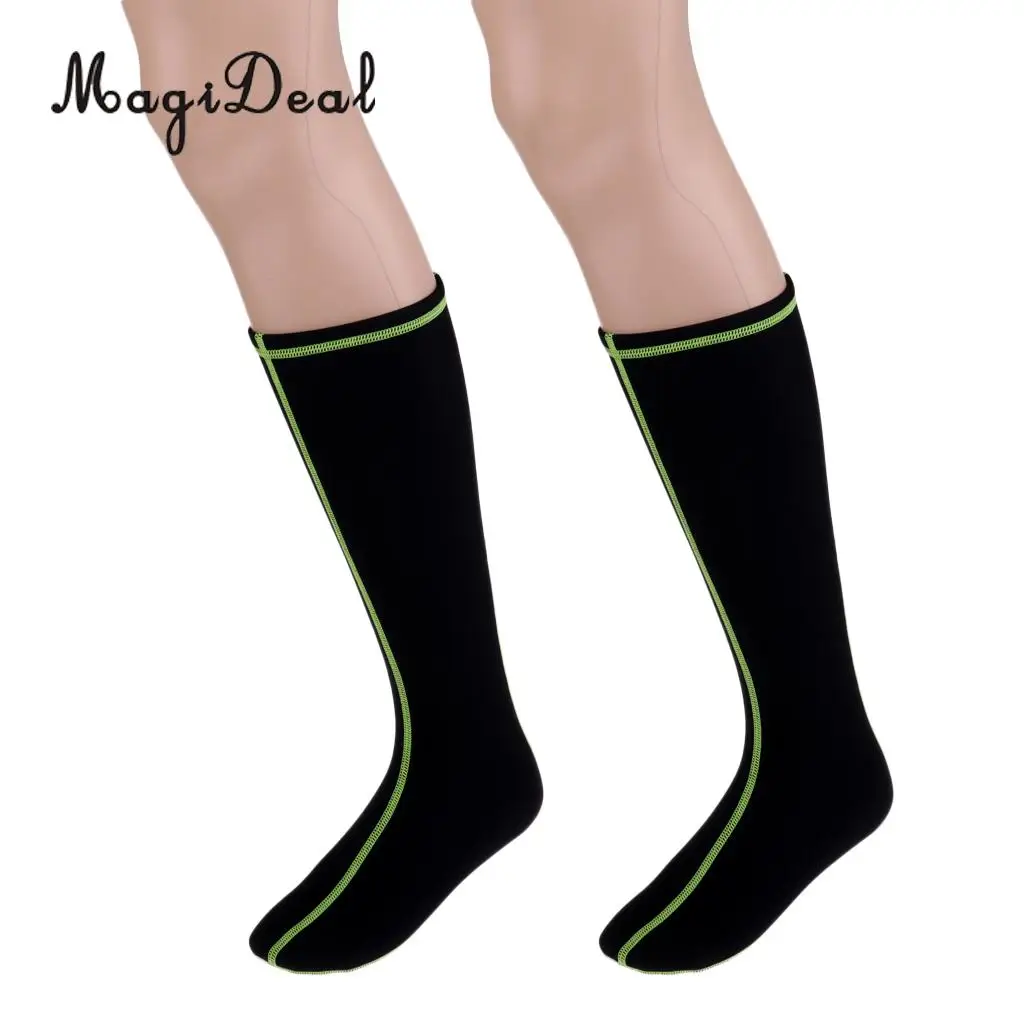 1 Pair Thermal Diving Long Sock Beach Water Shoes Booties Boots for Women Men Surfing Swimming Boating