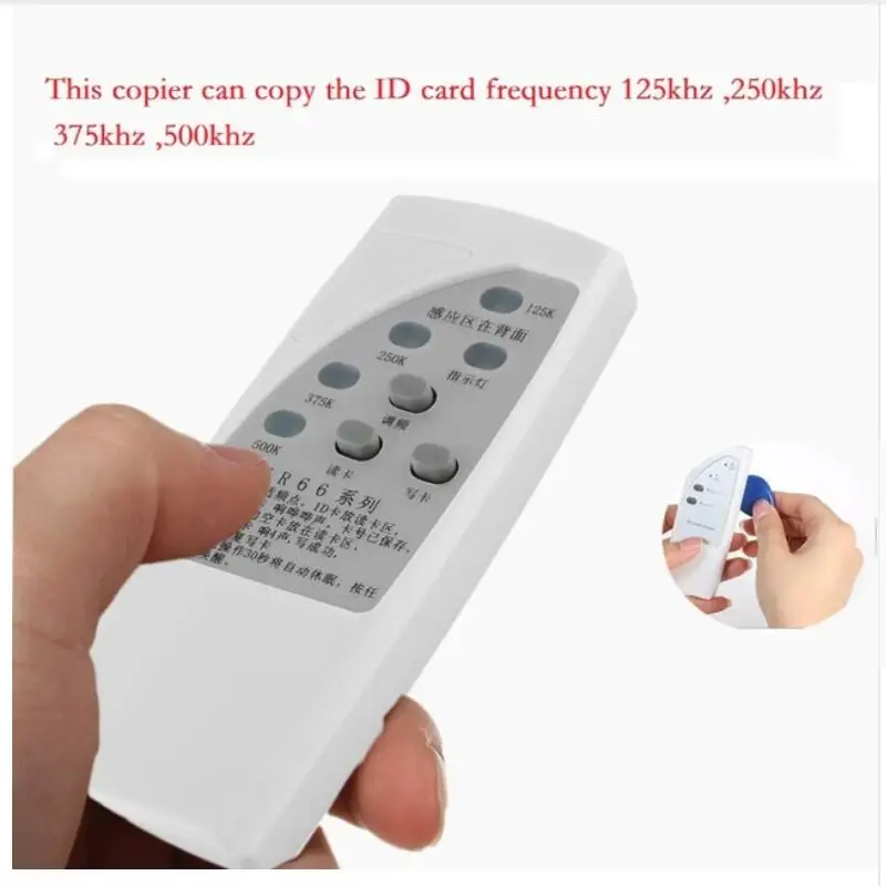Ручной Дубликатор RFID карт 125K/250K/375K CR66 программатор ридер запись 3 кнопки