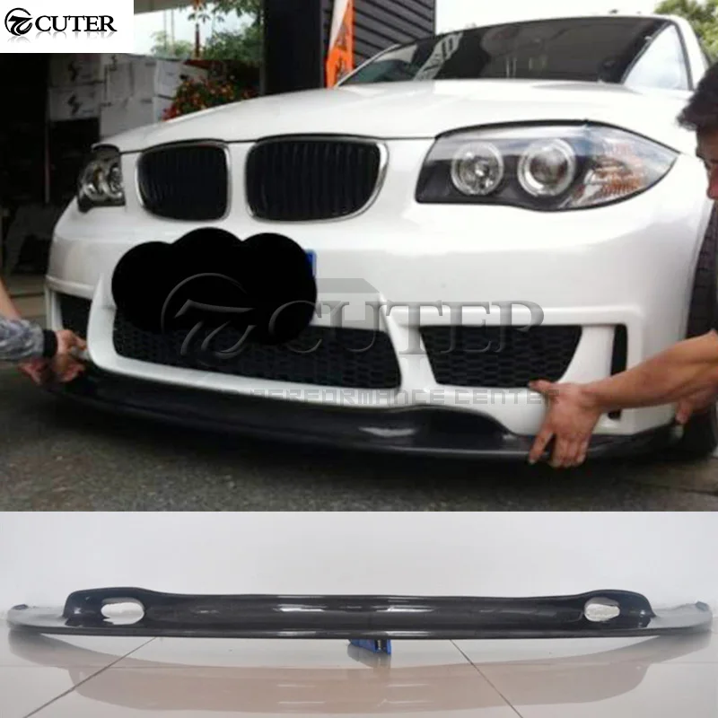 Сплиттер для переднего бампера автомобиля E87 120i 125i из углеродного волокна BMW