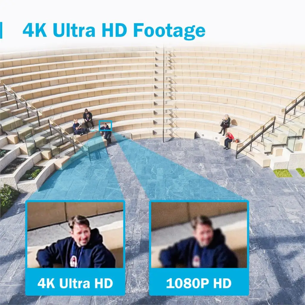 ANNKE 16CH сверхвысокой четкости 4K Ultra HD POE сетевой видеорегистратор безопасности Системы 8MP H.265 NVR с 16X8 Мп возможностью погружения на глубину до 30 м EXIR Ночное видение всепогодный IP Камера