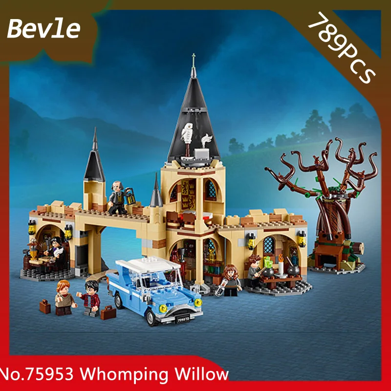

16054 Harri Movie Potter 789pcs Hogwars Castle Whomping Willow Model Compatible with Legoings 75953 Set Building Blocks
