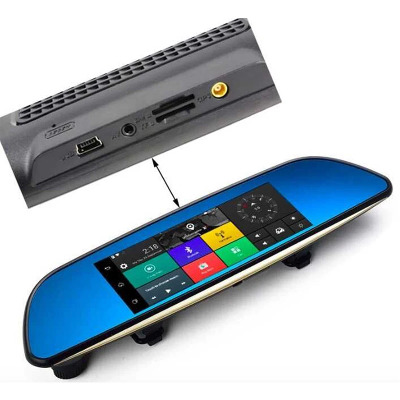 Panlelo 683 Автомобильный видеорегистратор 3G Wi Fi Зеркало 6 86 &quotвидеорегистратор Full HD