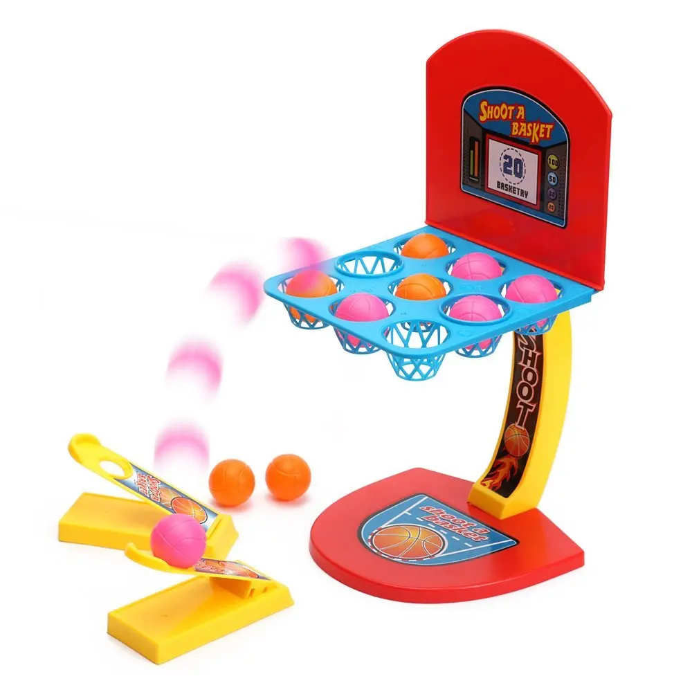 Mini Basketball Shooting Desktop Game Parent Child Family Fun Hoodle