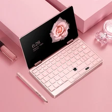 Cutey Pink 7″IPS Touchscreen tablet PC 8th Intel Core M3-8100Y CPU Fingerprint Recognition Pocket PC 8GB RAM 256GB SSD Bluetooth