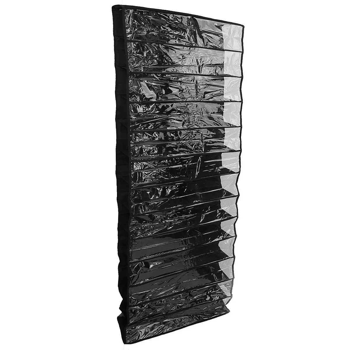 

Botique 26 Pairs Over Door Hanging Stand Shoe Rack Shelf Storage Organiser Pocket Holder black