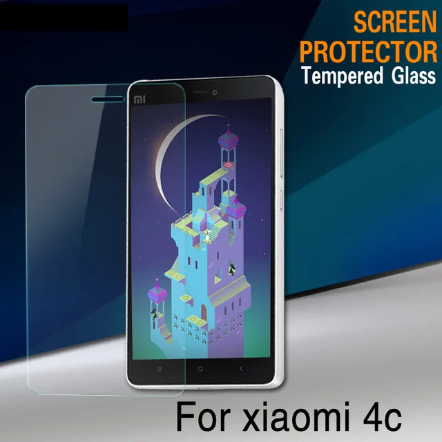 Закаленное стекло 2.5D для Xiaomi Mi4C Высококачественная защитная пленка