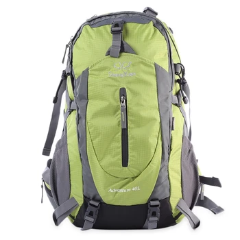 

35L Outdoor Breathable Travel Climbing Hiking Backpack Rucksack Nylon Wear Resistant Double Shoulder Bags With Rainproof Cover