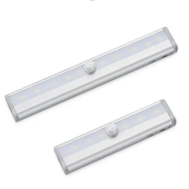 Sensor de Movimento Conduziu a Luz do Armário Armário com Adesivos Sensor de Pir Conduziu a Lâmpada para Armário Armário de Cozinha Luzes Roupeiro Pir com Adesivos Adesivo