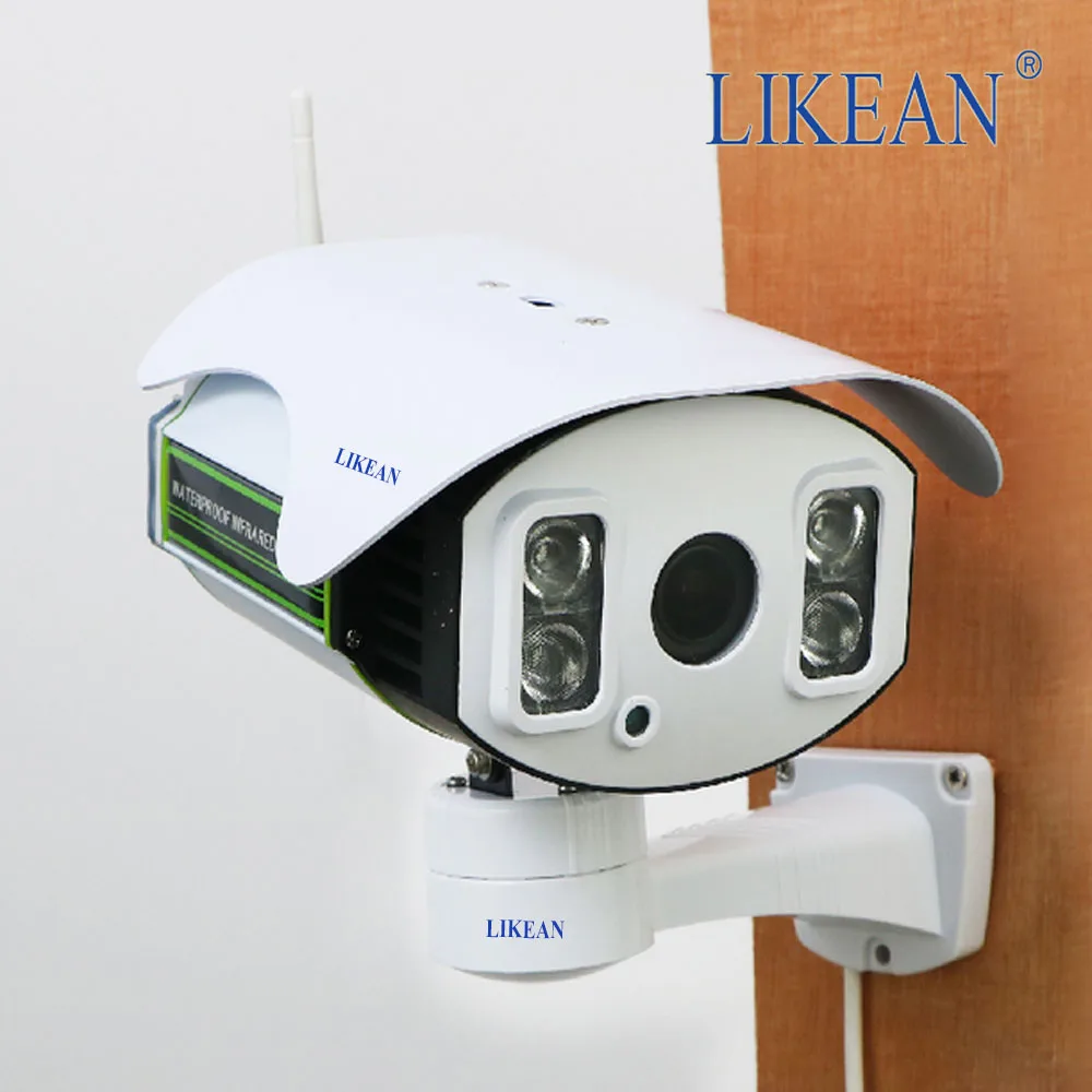 LIKEAN WI-FI 4x Оптический Зум пуля ip cam H.264 1.3 МП HD Pan/Tilt 6-22 мм Zoom Mic Камеры Наблюдения