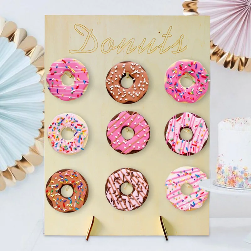 OWOYDOJ Donut - Soporte De Pared De Adera, Reutilizable, Rústic