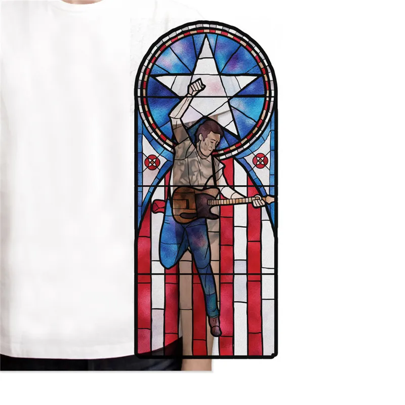 

Bruce Springsteen t shirt Men Print T-Shirts Fashion Print T-Shirts male O Neck Tees MCR255
