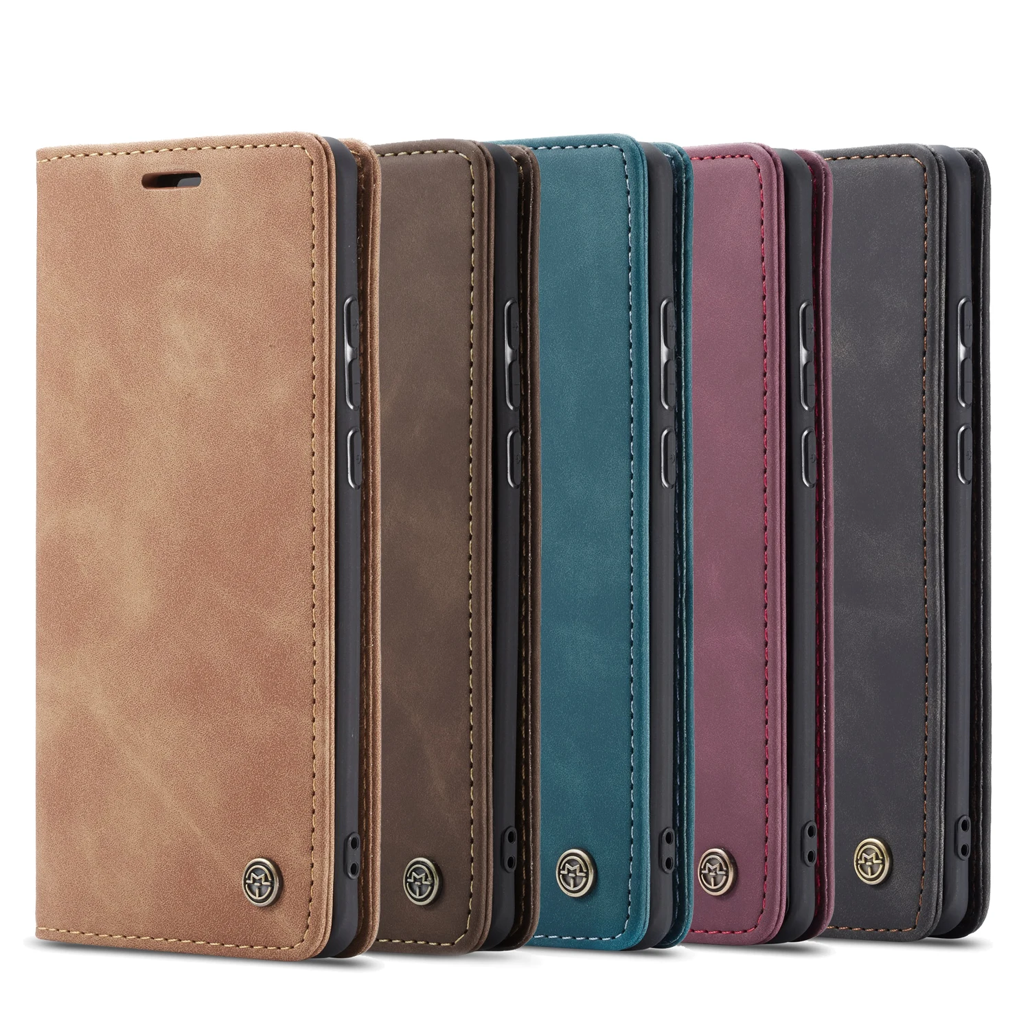 Кожаный чехол книжка CaseMe для Samsung Galaxy S10 Plus Lite 5G S9 S8 S7 Edge|Бамперы| |