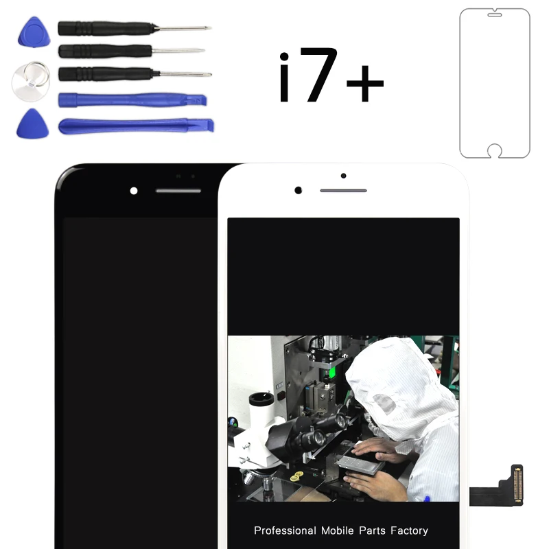 Высококачественный ЖК-дисплей 1 шт. 5 дюйма для iphone 7 plus Премиум-экран с сенсорным
