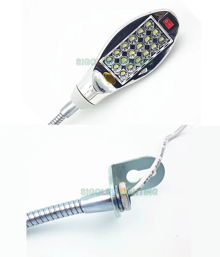 sewing machine work lamp screw mounting type