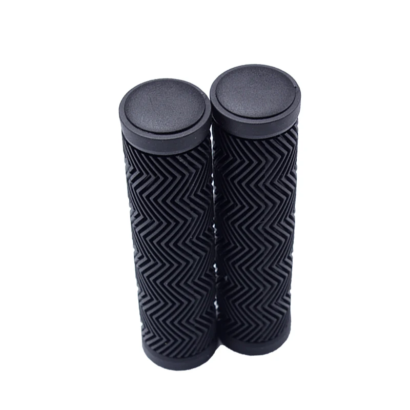 Non-Slip Soft Rubber Mountain Bicycle Handlebars, Outdoor Sports MTB Bike Handlebars, Water Ripple Handlebars Parts