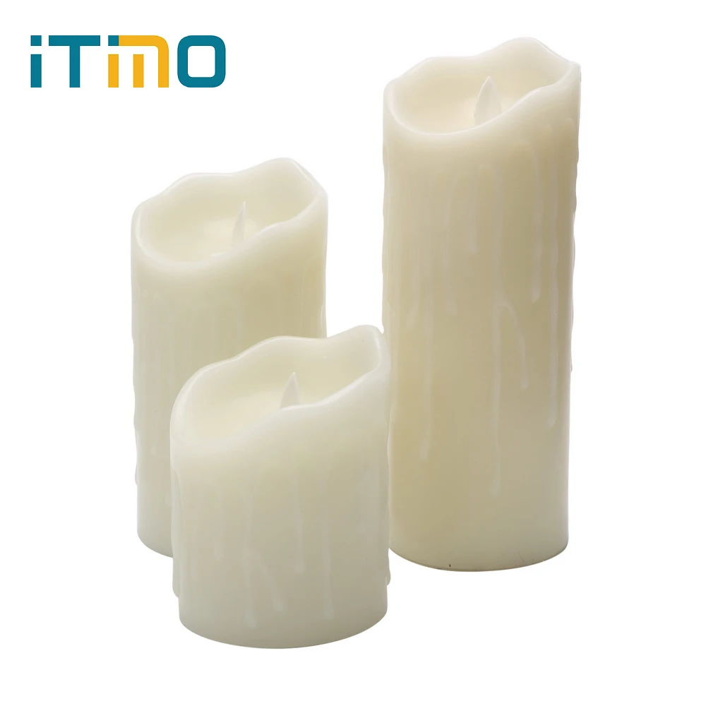 

ITimo Flameless Lamp Energy Saving Christmas Home Decor Wedding Party Durable LED Candles Light Battery Operated Night Lights
