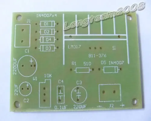 Электронный DIY kit LM317 Регулируемый источник питания со стабилизированным напряжением szsp14