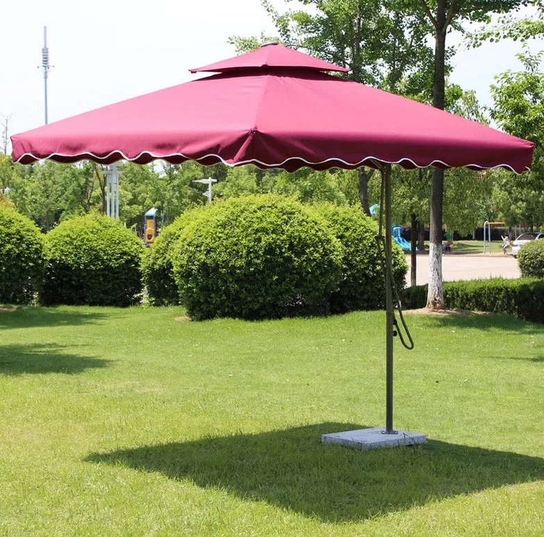 

2.5*2.5m sun umbrella rainproof umbrella garden parasol sunshade advertising outdoor cover