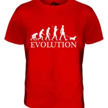 DACHSHUND EVOLUTION OF MAN MENS T-SHIRT TOP SAUSAGE DOG TECKEL DOXIE BASSOTTO