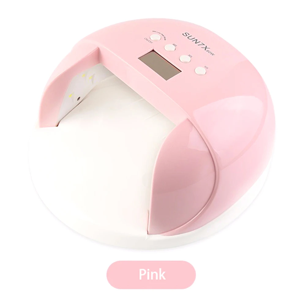 

60W Nail Lamp UV LED Nail Lamp Double Light Source Quick Dry Gel Polish Curing Lighting Nails Dryer Machine For Manicure