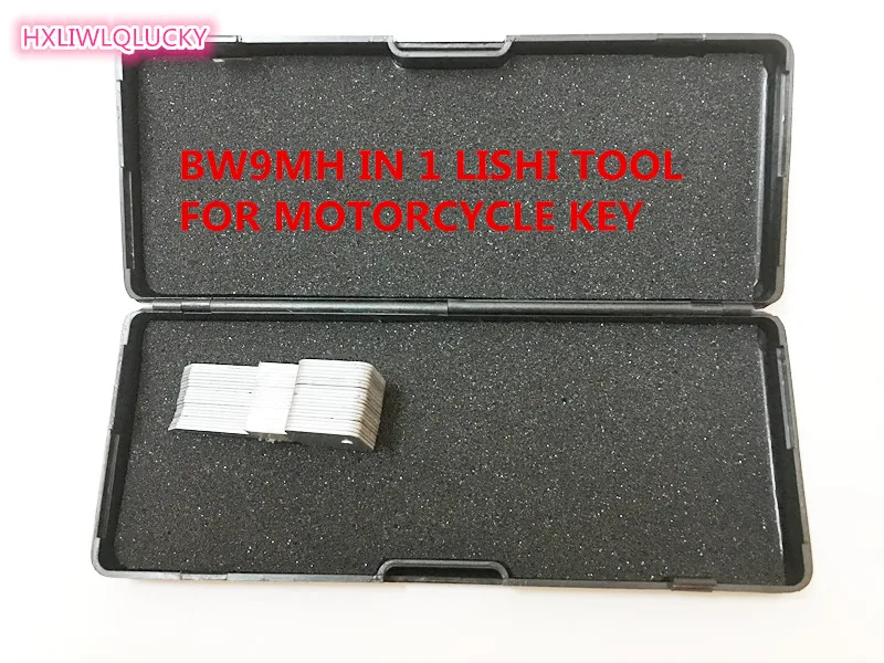 

HXLIWLQLUCKY Guaranteed Genuine Lishi BW9MH 2 In 1 Tool 2 In 1 Tool for Motorcycle Free Shipping