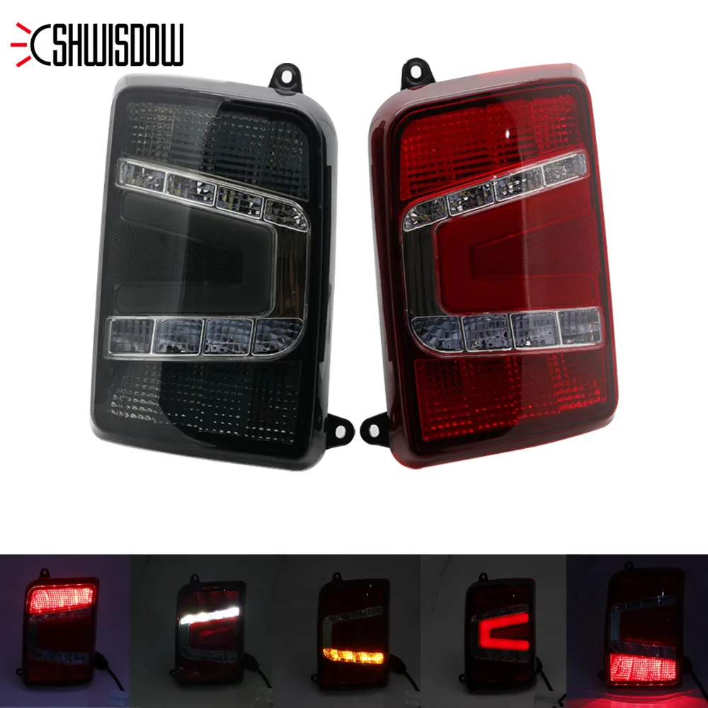 

For Lada Niva 4X4 1995 LED Tail Lights With Running Turn Signal PMMA / ABS Plastic Function Accessories Car Styling Tuning