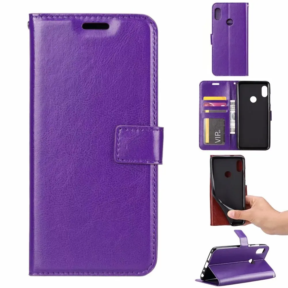 100 шт./лот кожаный чехол кошелек Crazy Horse TPU для Samsung S10 lite 5G e A9 A7 2018 A70 M10 M20 M30 A10 A20 A30 A40