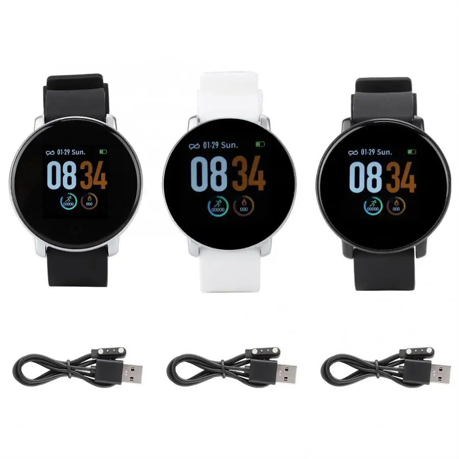 

Activity Watches Blood Pressure Color Screen Bluetooth Heart Rate Sleep Monitor Fitness Smart Bracelet Waterproof