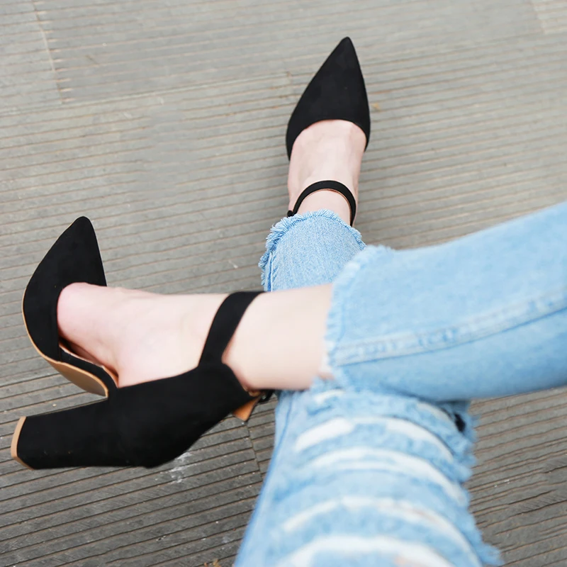 melhor 2018 Clássico Sexy de Salto Alto Sandálias Sapatos de Verão Das Senhoras das Mulheres Bombas de Tiras Saltos Plataforma Mulher Tira No Tornozelo Sapatos