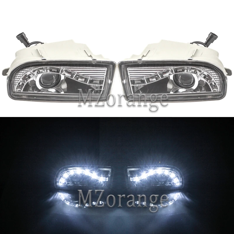 

headlights Front fog lamps LED Driving Lamp DRL day light For TOYOTA LAND CRUISER 100 1998-2008 4700 LC100 UZJ100 FZJ100 HDJ100