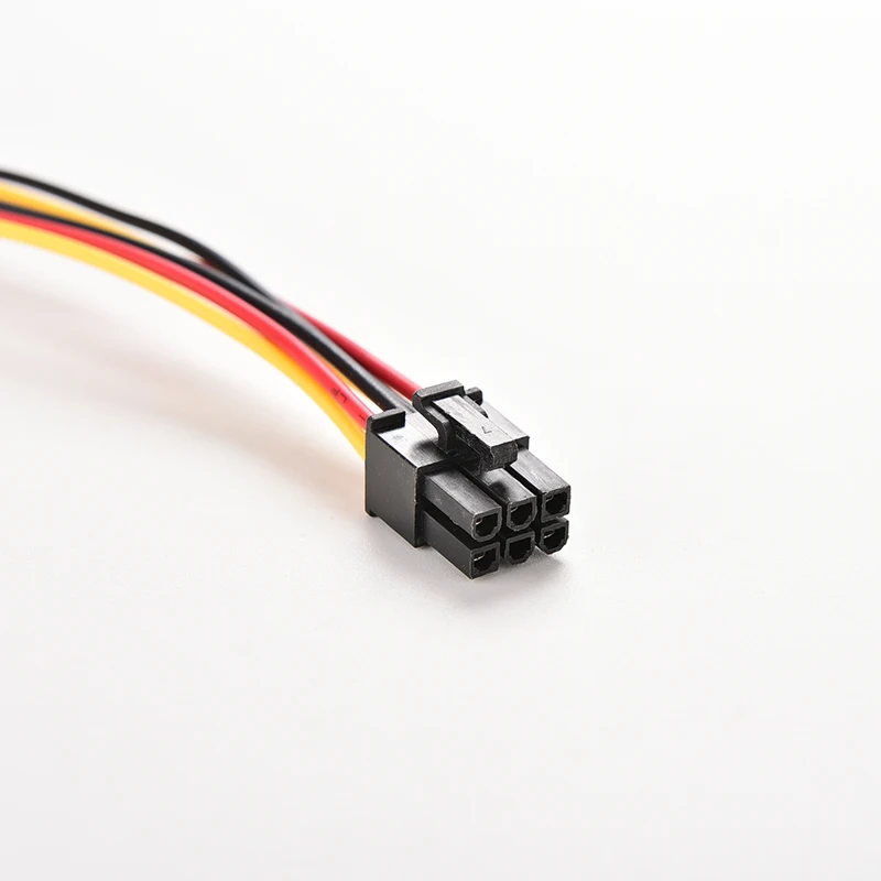 Новый 2 шт. PCI E 6 контактный 2x 4 двойной Графический видео дисплей карта адаптера