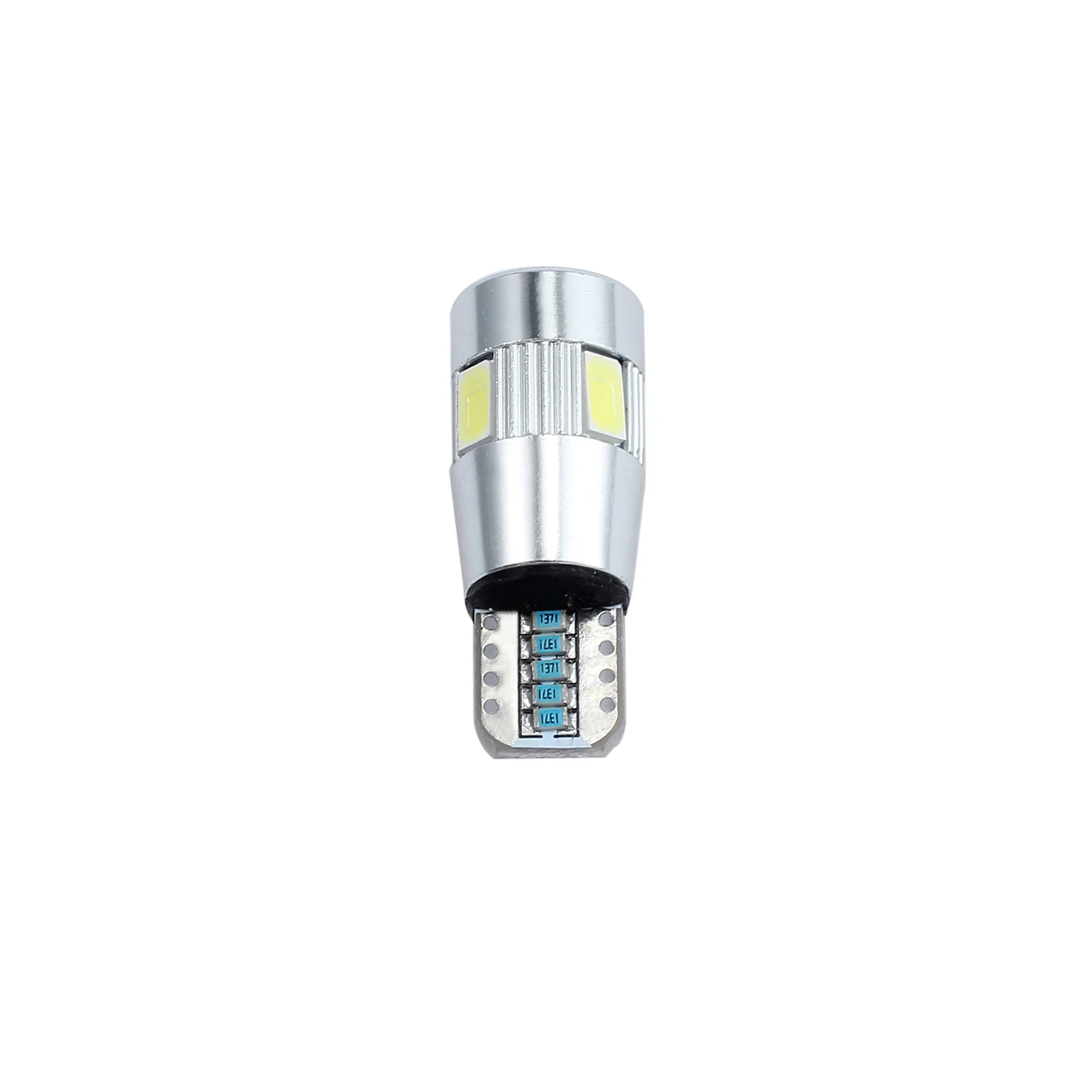 Justech 10x T10 6 SMD 5630 чип светодиодный W5W Canbus парковочный светильник белый 6 SMD 5630 светодиодный, супер яркий