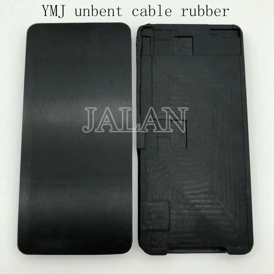 

2.0 new version YMJ unbent cable rubber for iphone X digitizer glass touch laminating oca adhesive unbent flex rubber