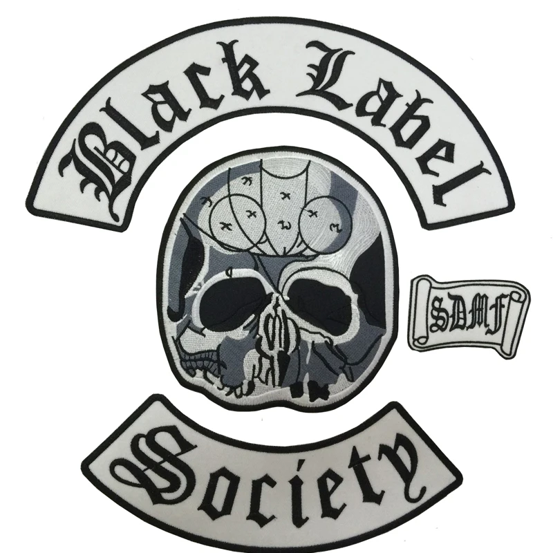 Asli Ukuran Besar Kira Kira 13 X 12 Black Label Society Band Heavy Metal Pria Kembali Patch Set Untuk Kembali Dari Bls Rompi 4 Patch Set Patch Set Back Patchblack Label Society Aliexpress