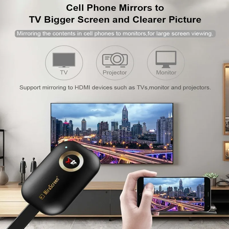 new Mirascreen G9 tvstikPlus 2.4G 5G 4K Wireless HDMI Android Miracast Airplay Receiver Wifi Dongle mirror Screen streamer cast