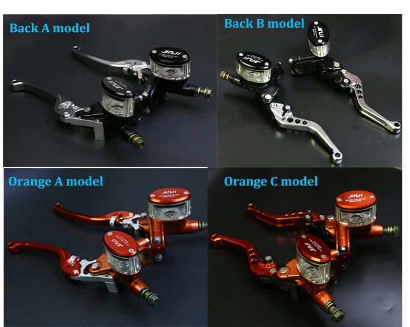 Мотоцикл тормозной цилиндр зеркало сиденье гидравлический рычаг сцепления Универсальный черный дисковый тормоз сцепления насос Рычаг Регулируемый бар