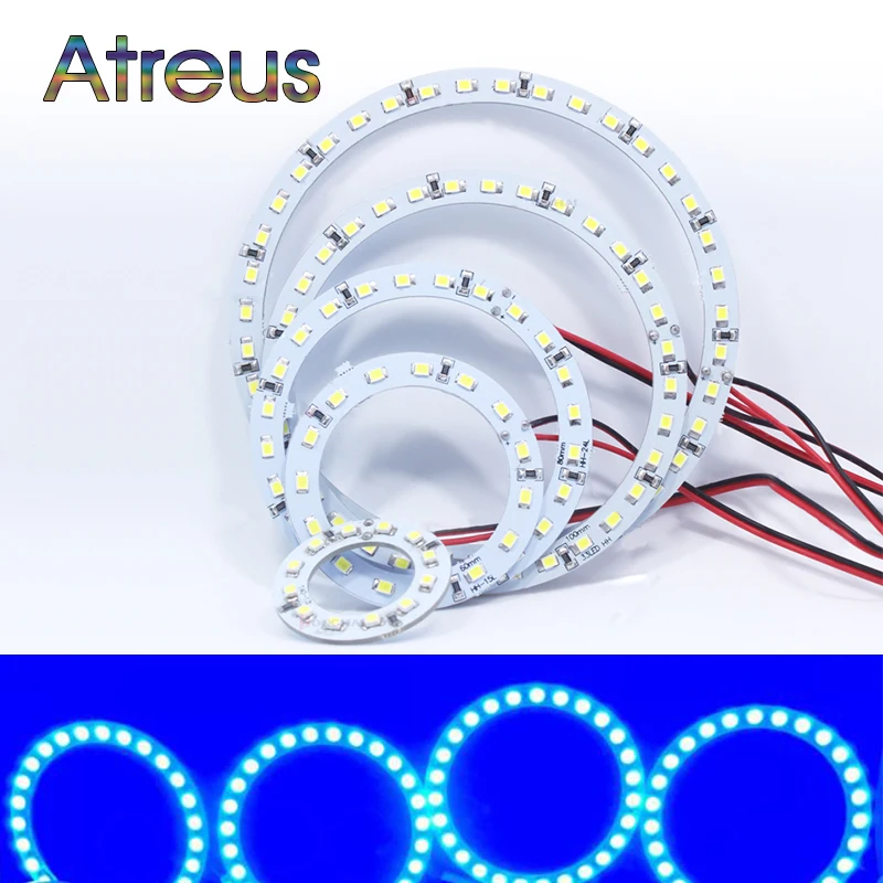 Atreus Автомобильный светодиодный Ангельские глазки для BMW e46 e39 e90 Ford focus 2 3 Hyundai i30 ix35